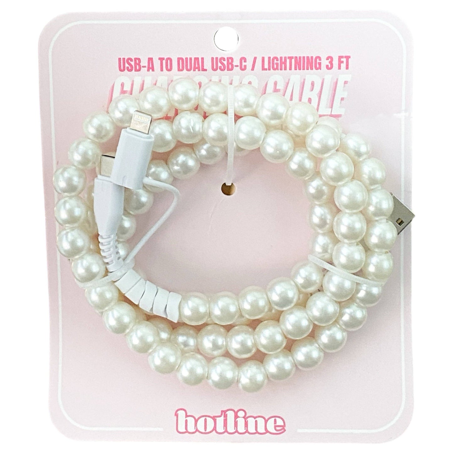 Charging Cable - Pearls - Christmas Gift