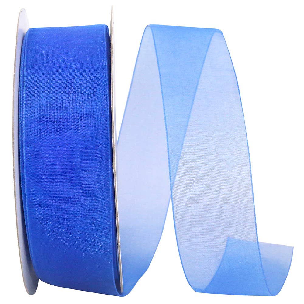 Chiffon Mono Sheer, Royal, 1-1/2 In, 100 Yards