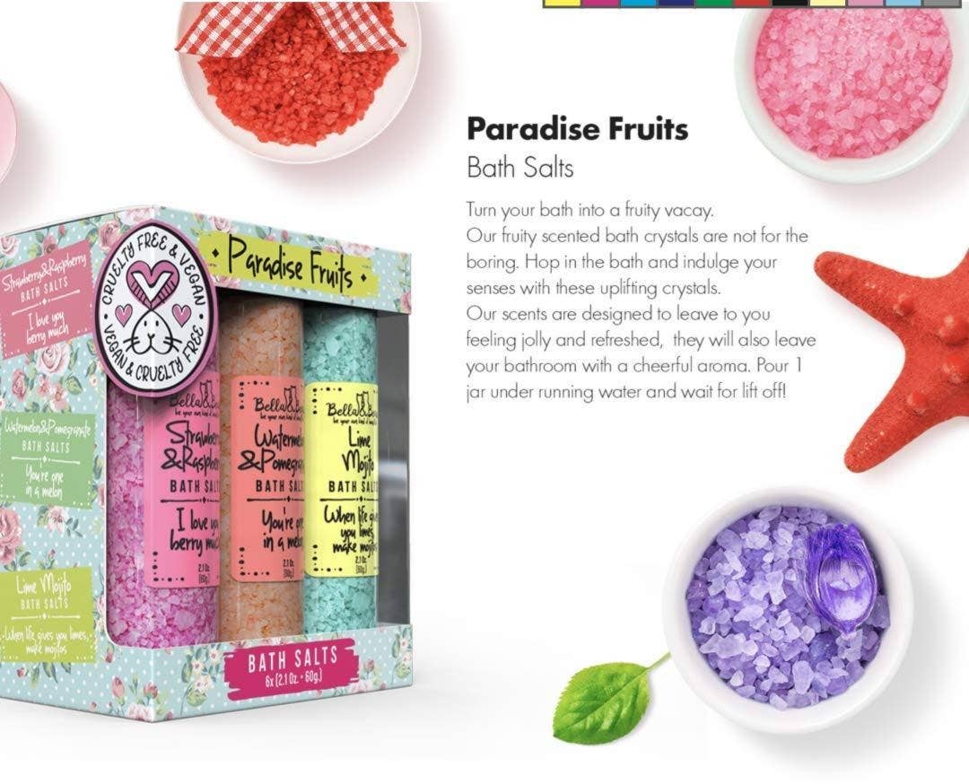 Mini Travel Bath Salts – Strawberry & Raspberry