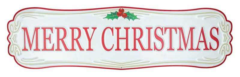 VINTAGE MERRY CHRISTMAS SIGN