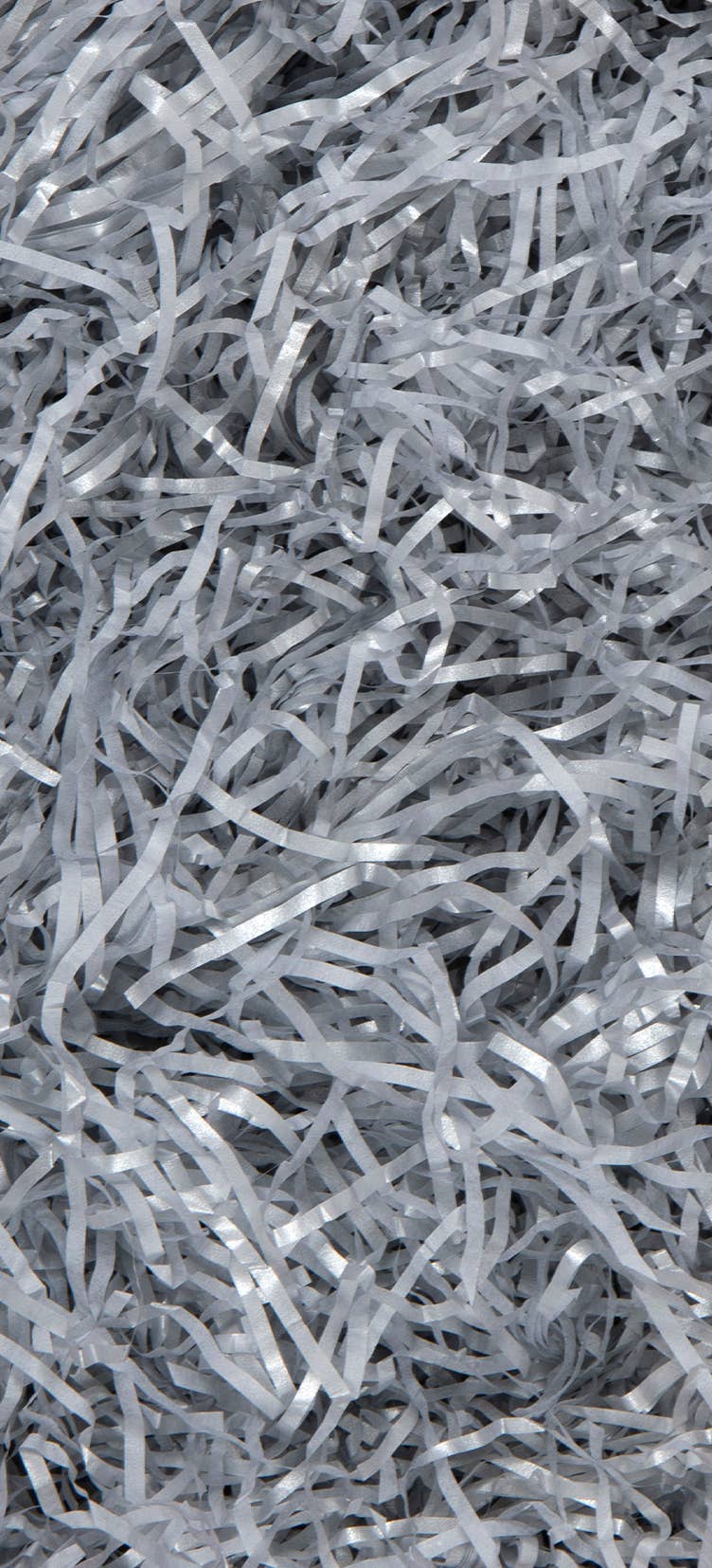 Shredded Metallic Silver