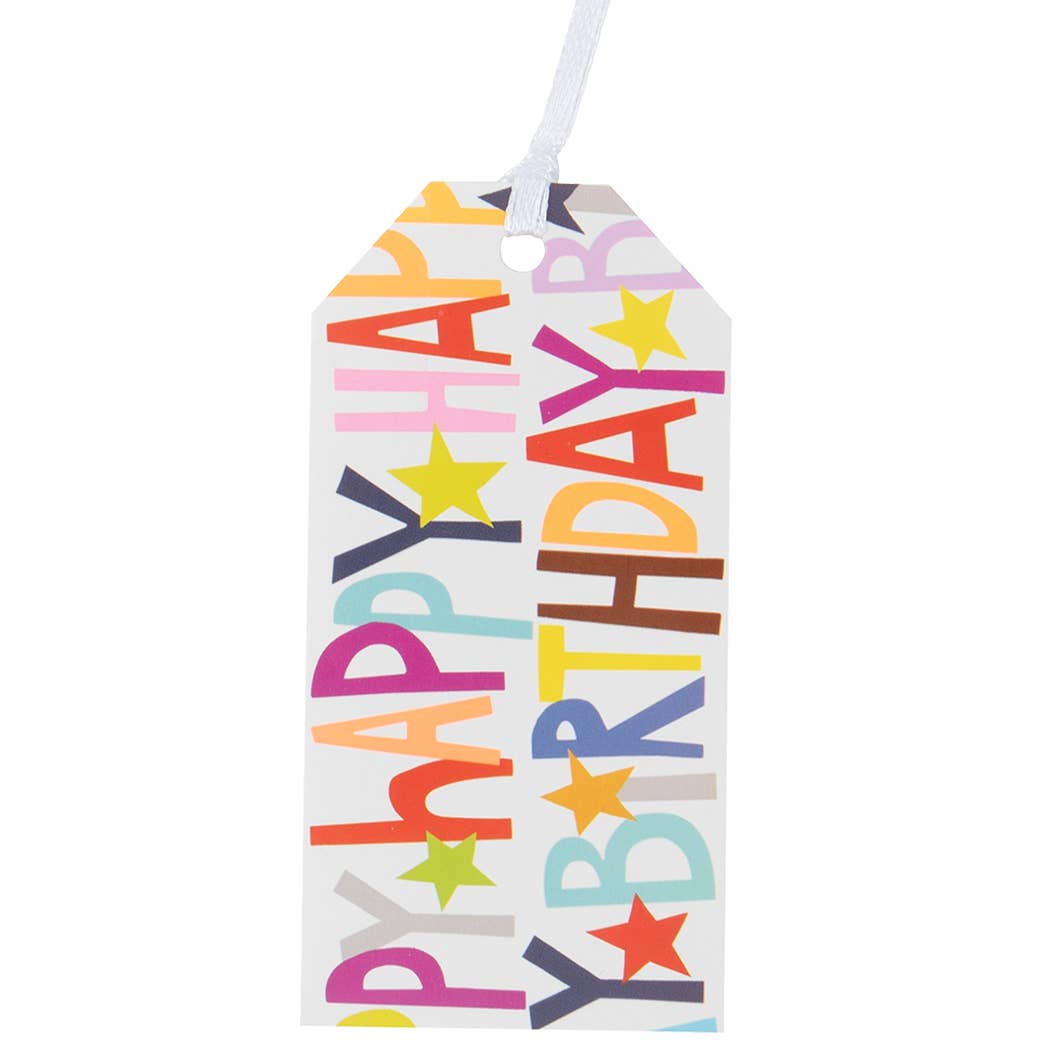 MULTIPACK TAG (4) HAPPY BIRTHDAY