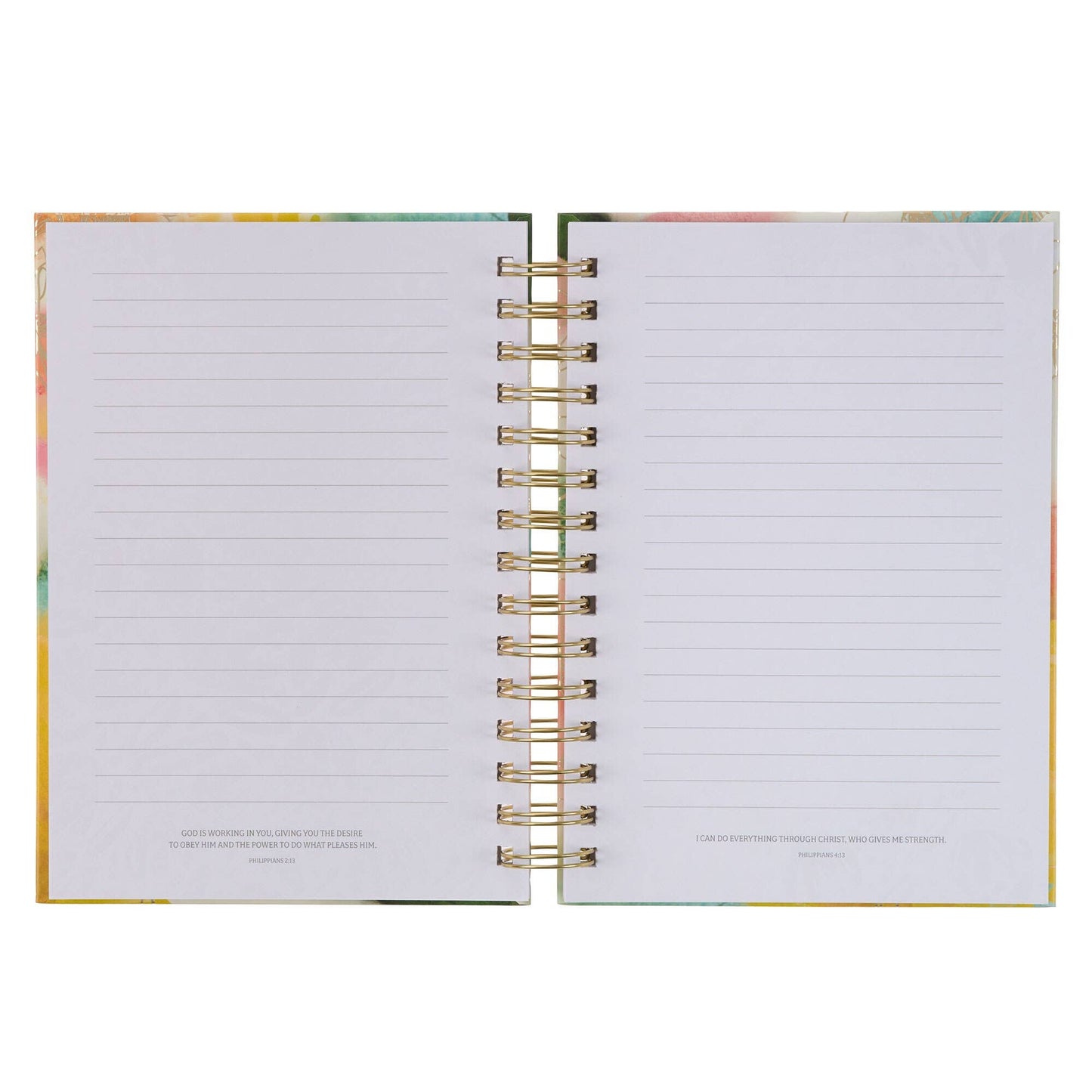 Faithfulness Pastel Watercolor Wirebound Journal