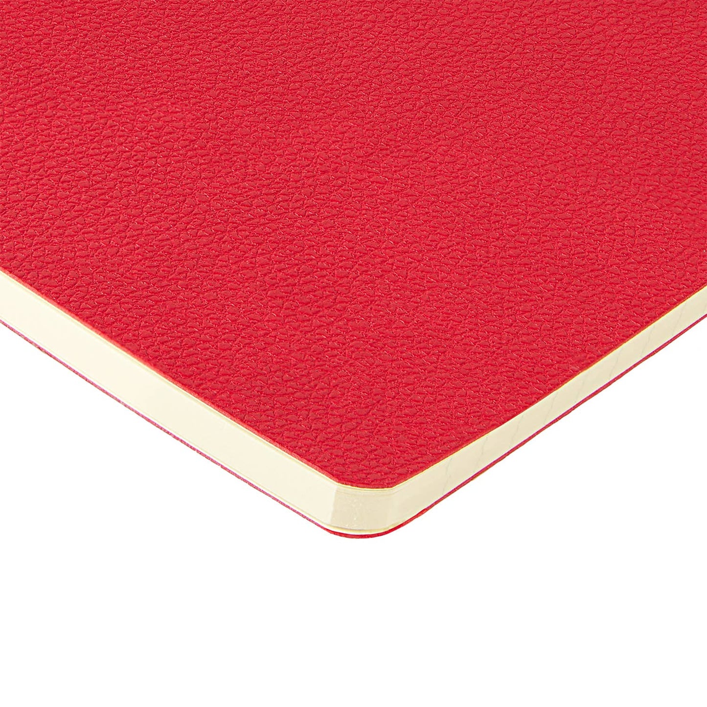 Vegan Leather A5 Notebook - Red