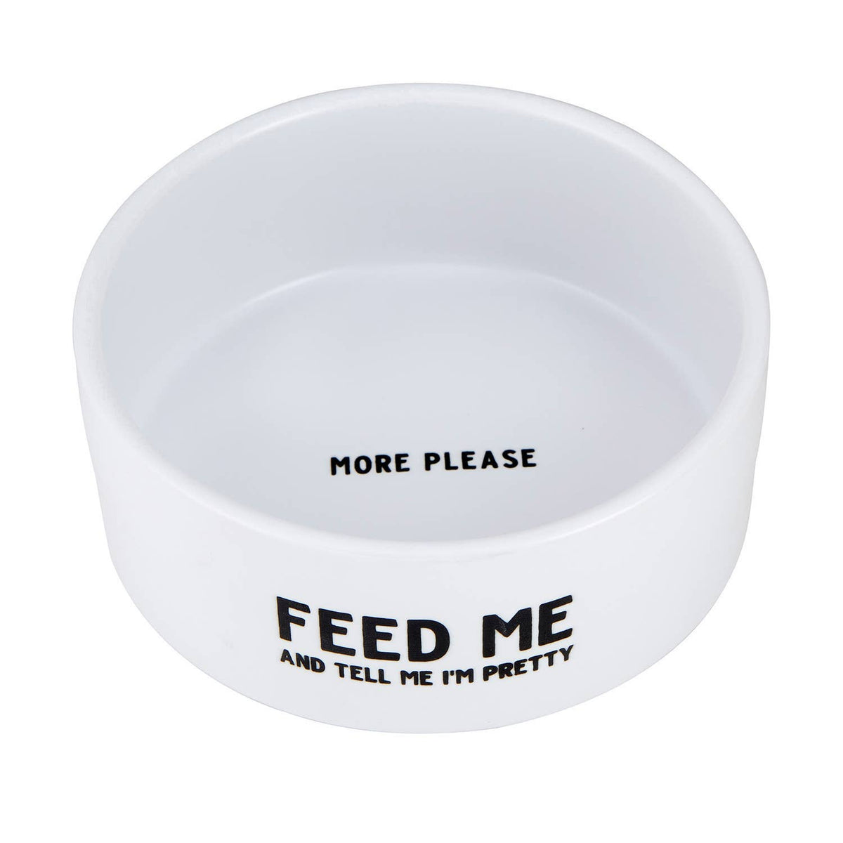 Ceramic Bowl- Feed Me