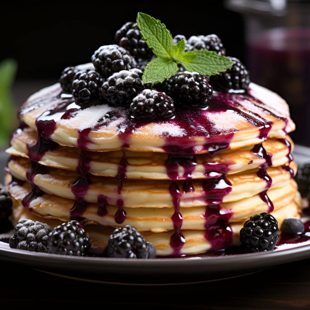 Blackberry Syrup, Non-GMO, 8 Fl. Ounce Bottle