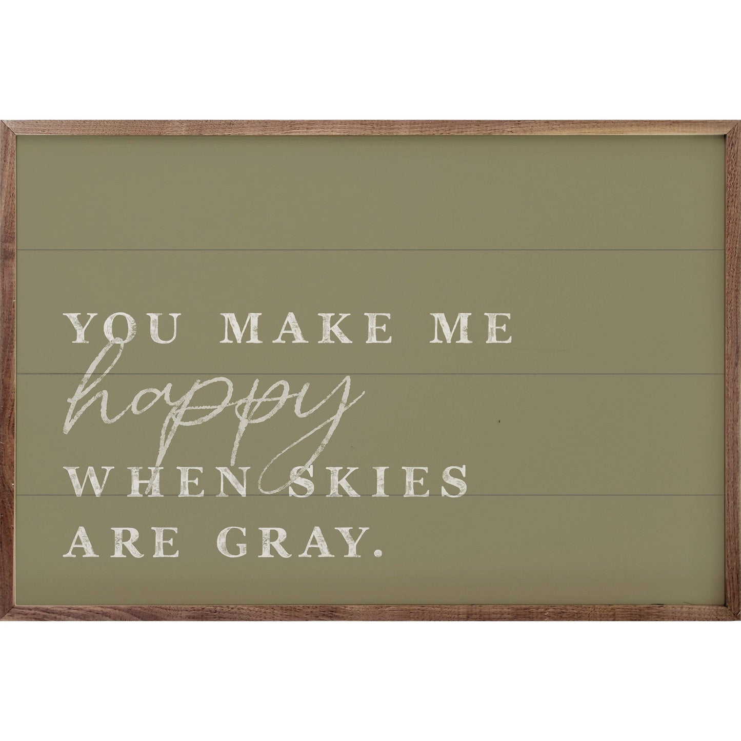 You Make Me Happy Green