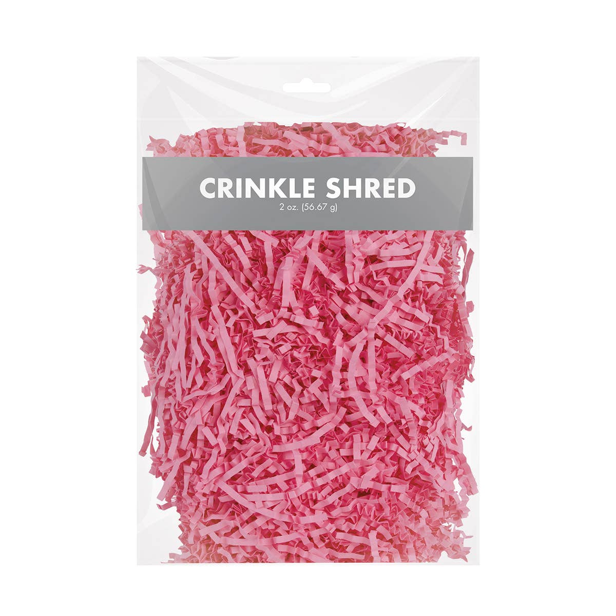 Crinkle Cut Paper Shred   - Pink