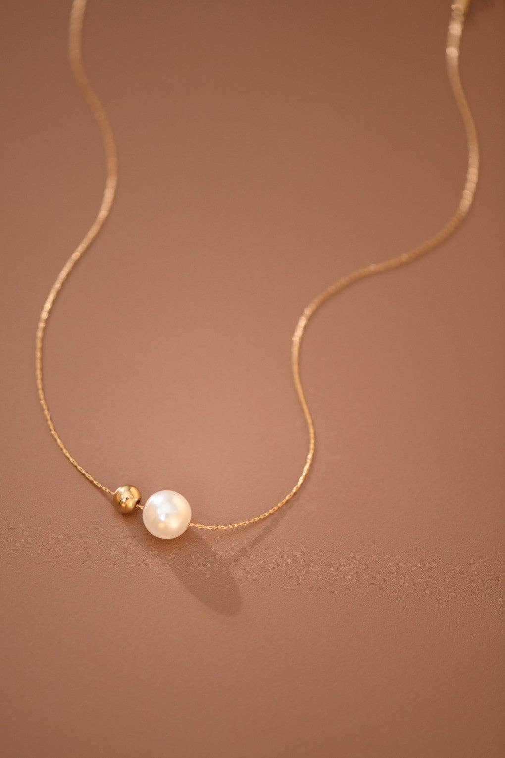 18K Gold Plated Waterproof Stainless Steel Chain Necklace - 7803