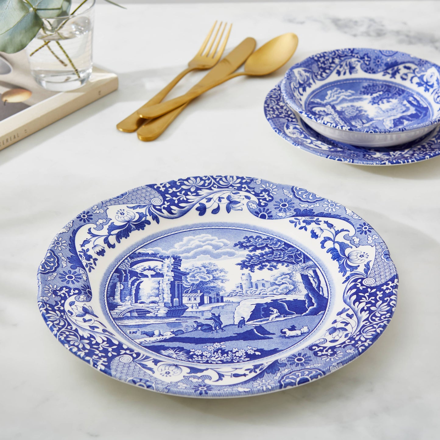 Spode Blue Italian Dinner Plate