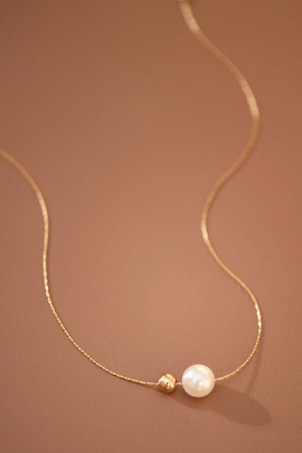 18K Gold Plated Waterproof Stainless Steel Chain Necklace - 7803