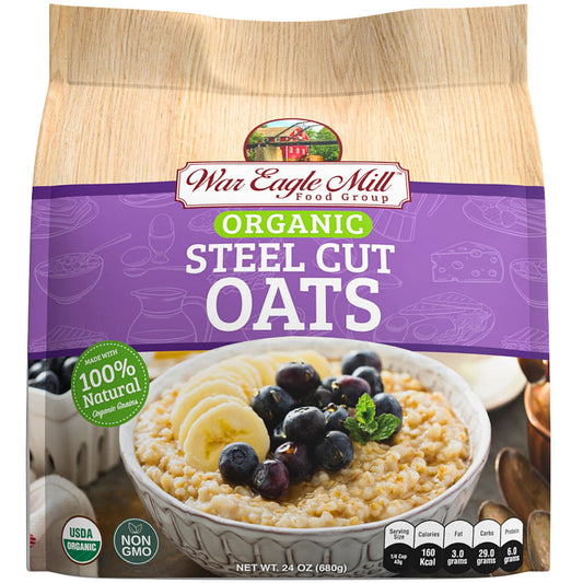 Steel Cut Oats, 24 oz. (Organic)