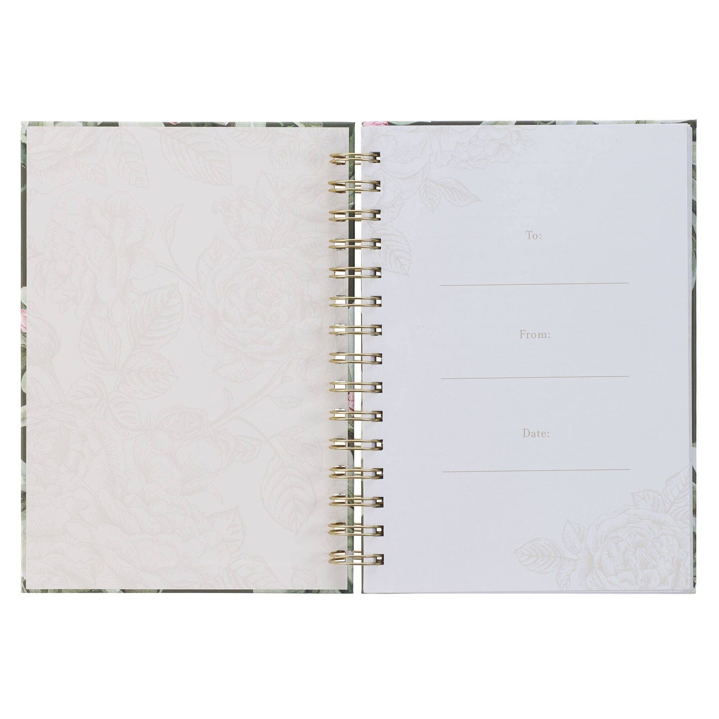 Journal Wirebound Green Everything Beautiful Ecc. 3:11