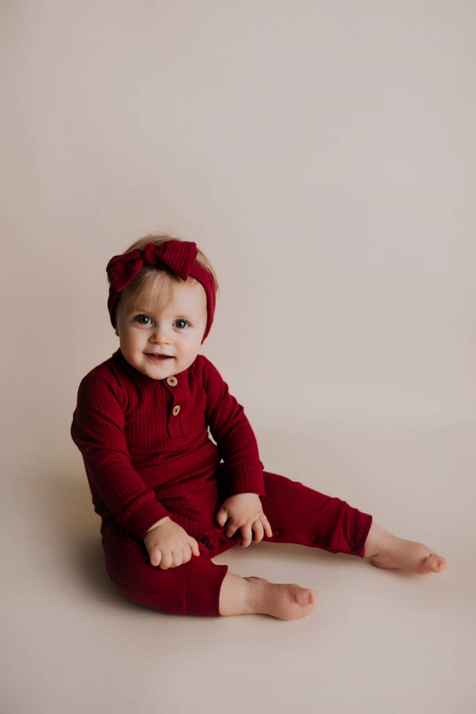 Baby Ribbed Playsuit with Pockets