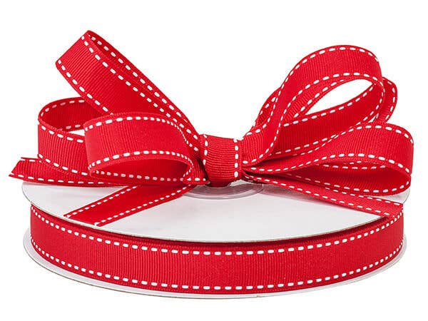 Saddlestitch Grosgrain Ribbon