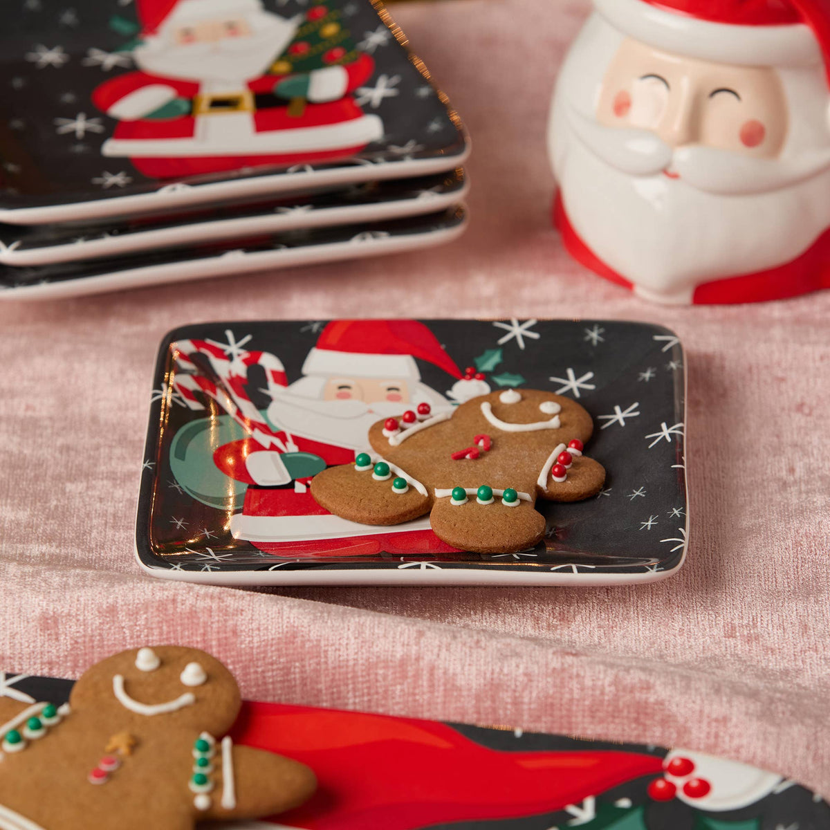 Christmas Whimsy Santa 3-D Mug 18 oz.