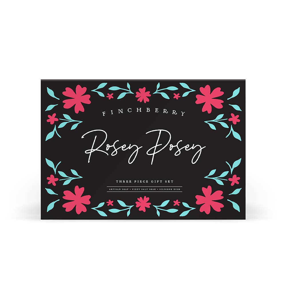 Rosey Posey Valentine's Day 3 Pc Bath & Body Gift Set