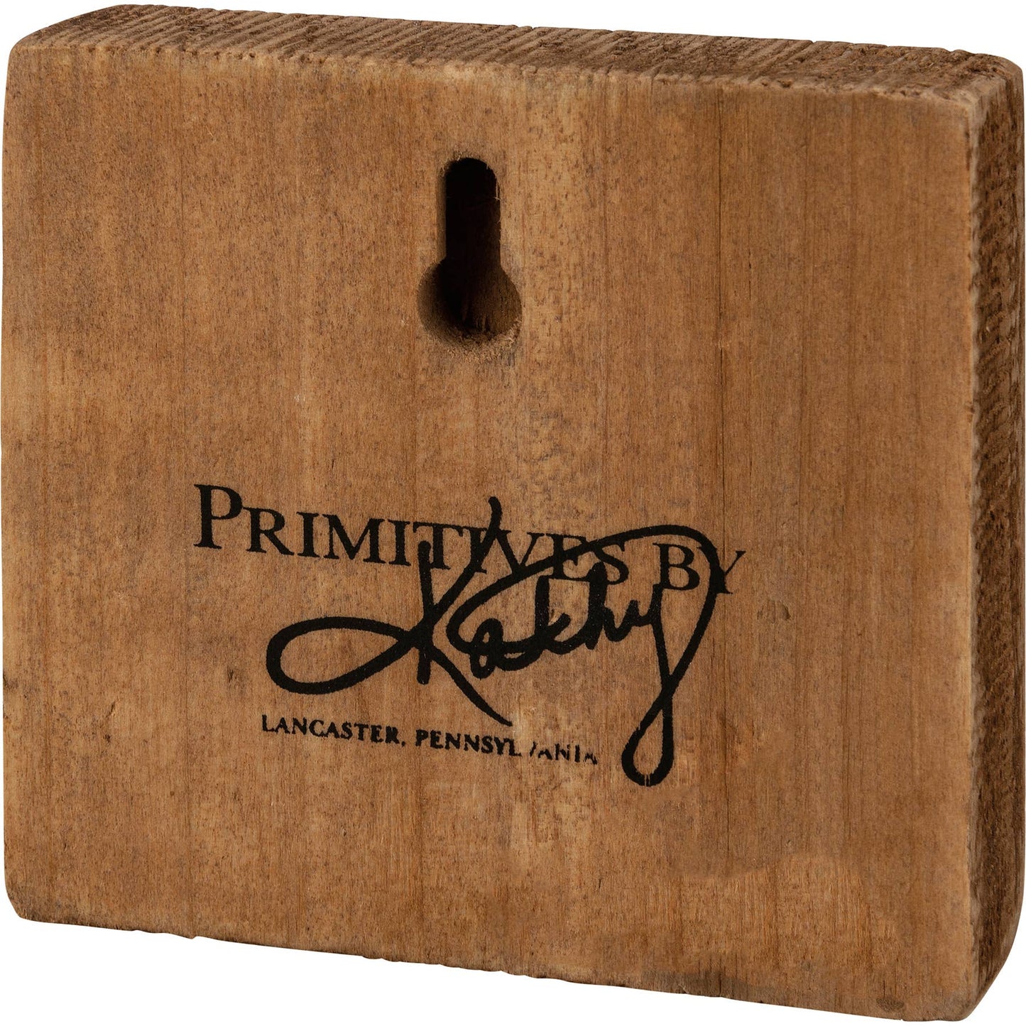 Orange Pumpkin Block Sign