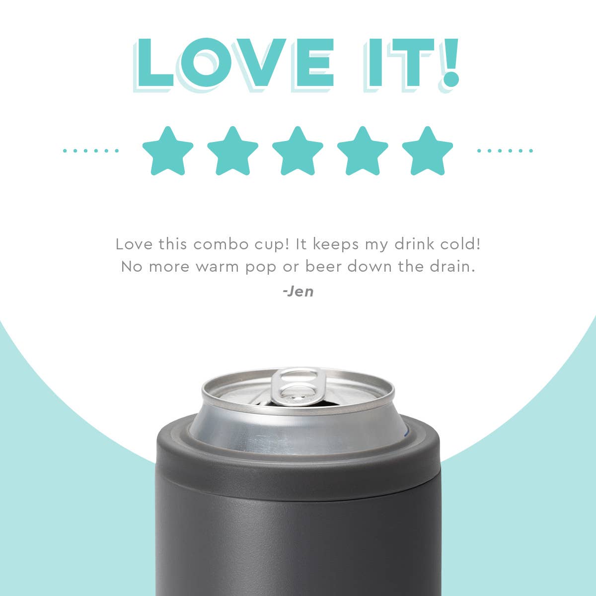 Grey Can + Bottle Cooler (12oz)