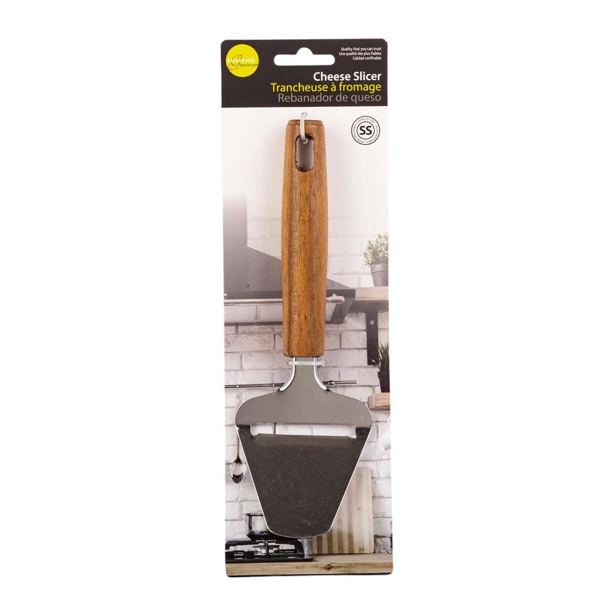L.Gourmet SS Kitchen Utensil with Acacia Wood Handle