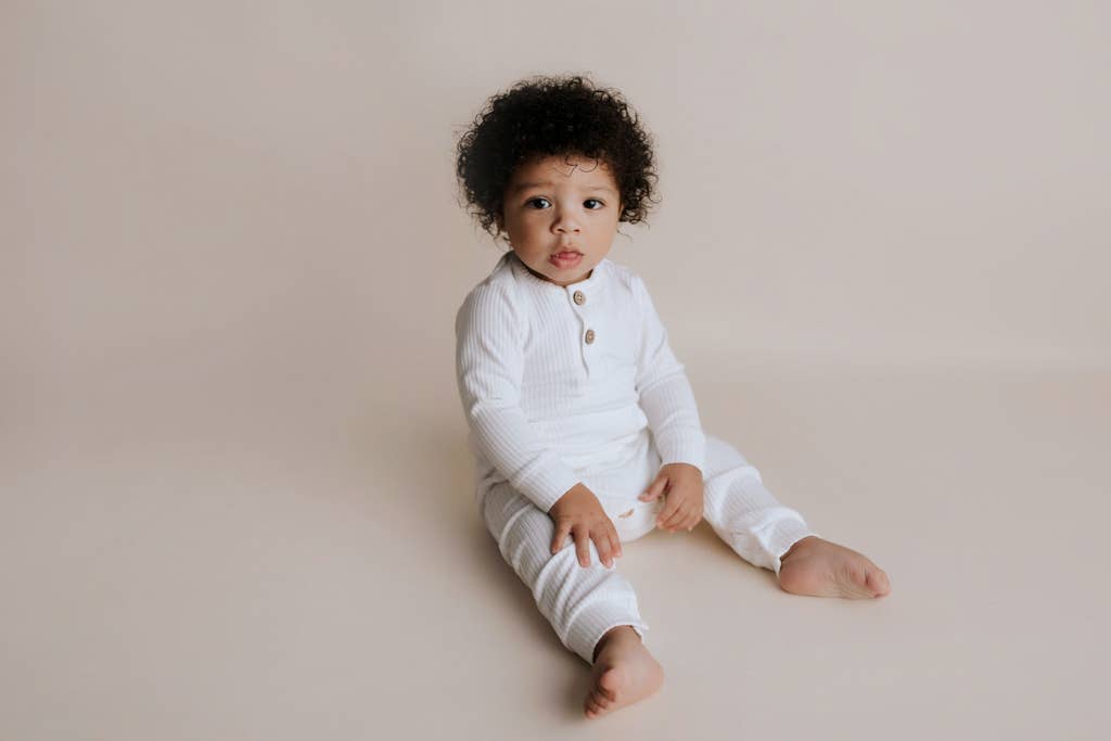 Baby Ribbed Playsuit with Pockets