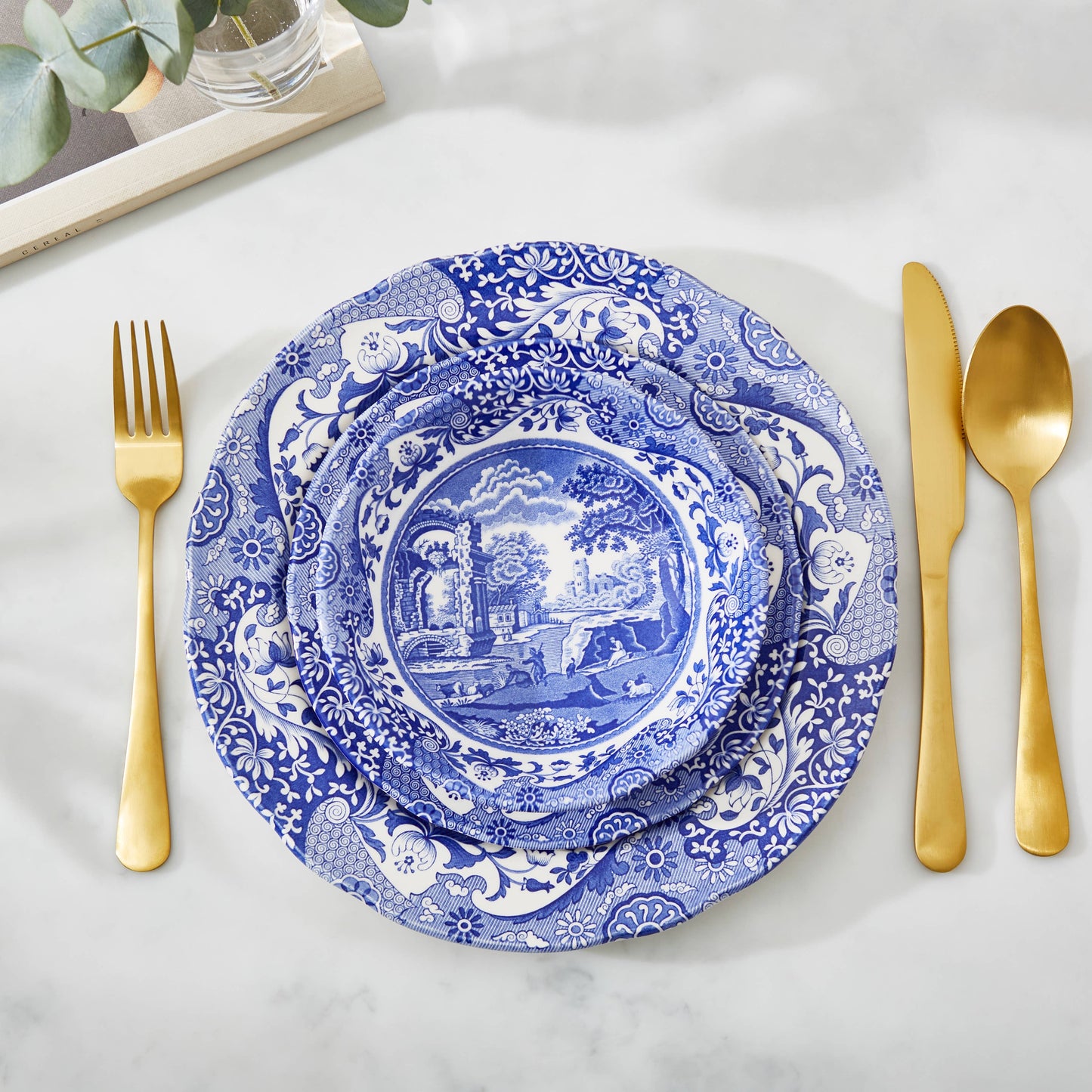 Spode Blue Italian Dinner Plate