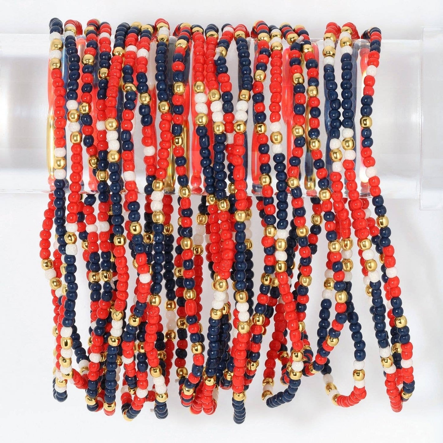 Stretch Seed Bead GAME DAY Bracelets