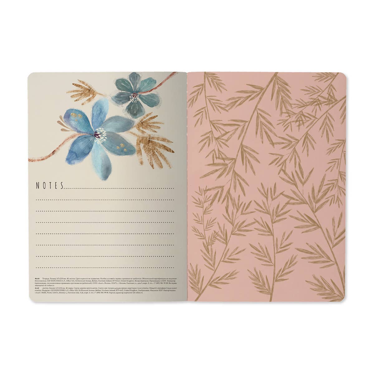 Heaven Flowers Notebook