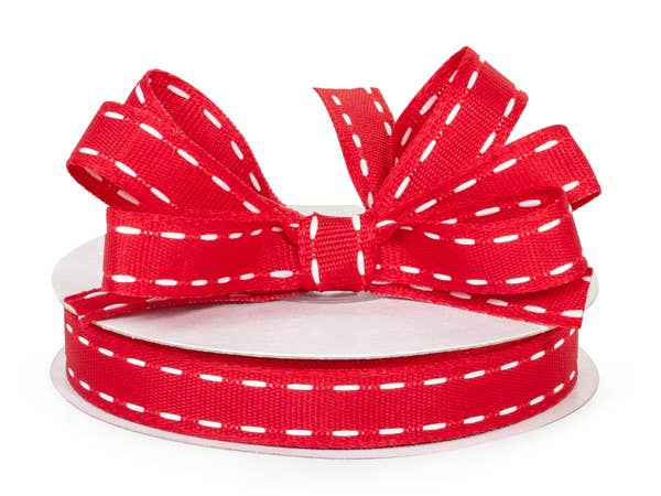 Saddlestitch Grosgrain Ribbon