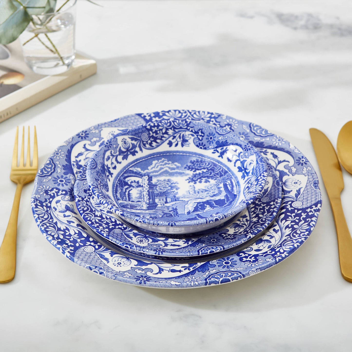 Spode Blue Italian Dinner Plate