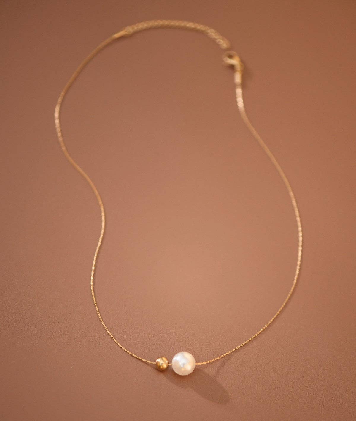 18K Gold Plated Waterproof Stainless Steel Chain Necklace - 7803