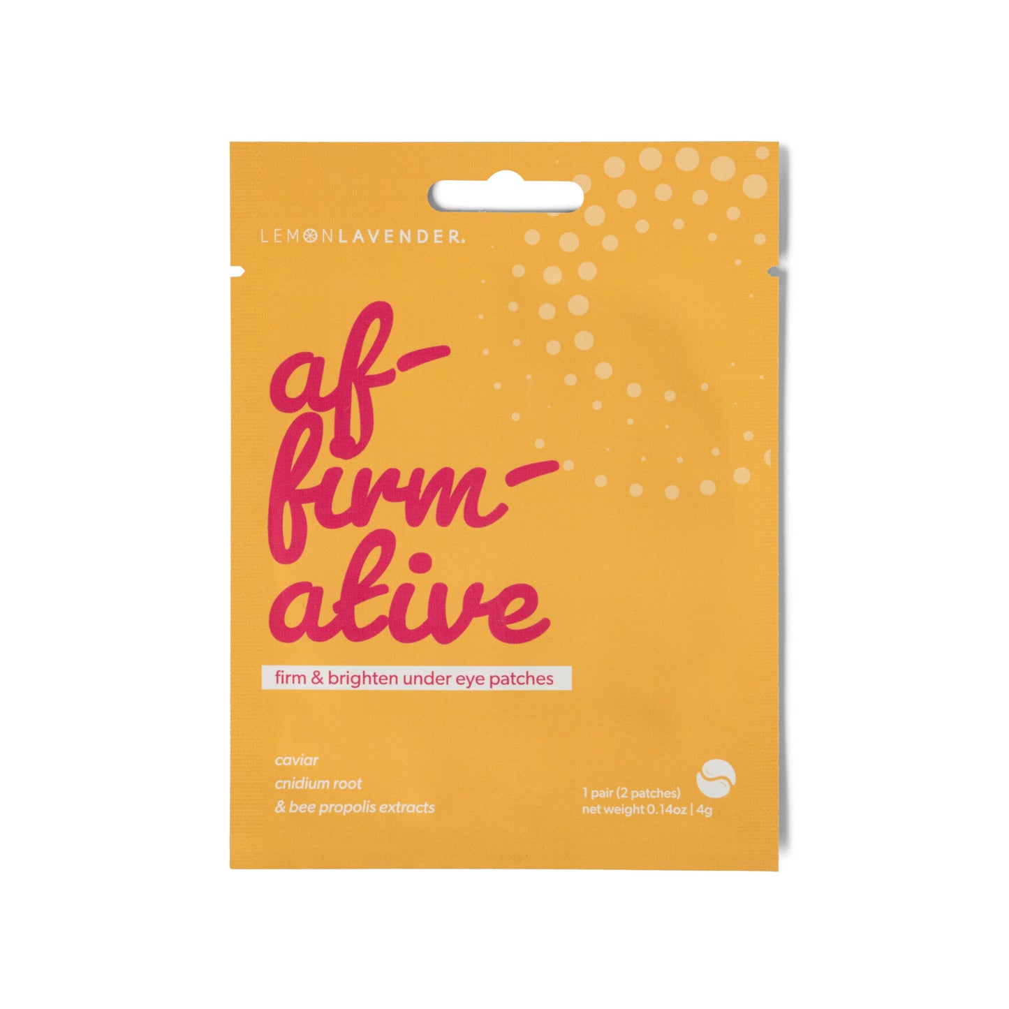 Lemon Lavender Eye Candy Foil Under Eye Patches Open Stock