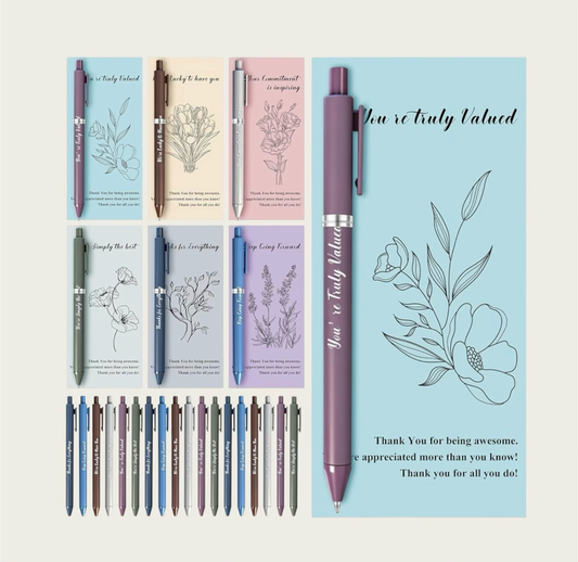 Appreciation bookmark and pen set
