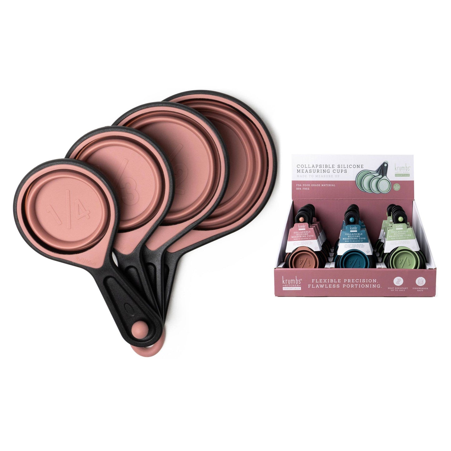 Collapsible Measuring Cups 4pcs Set