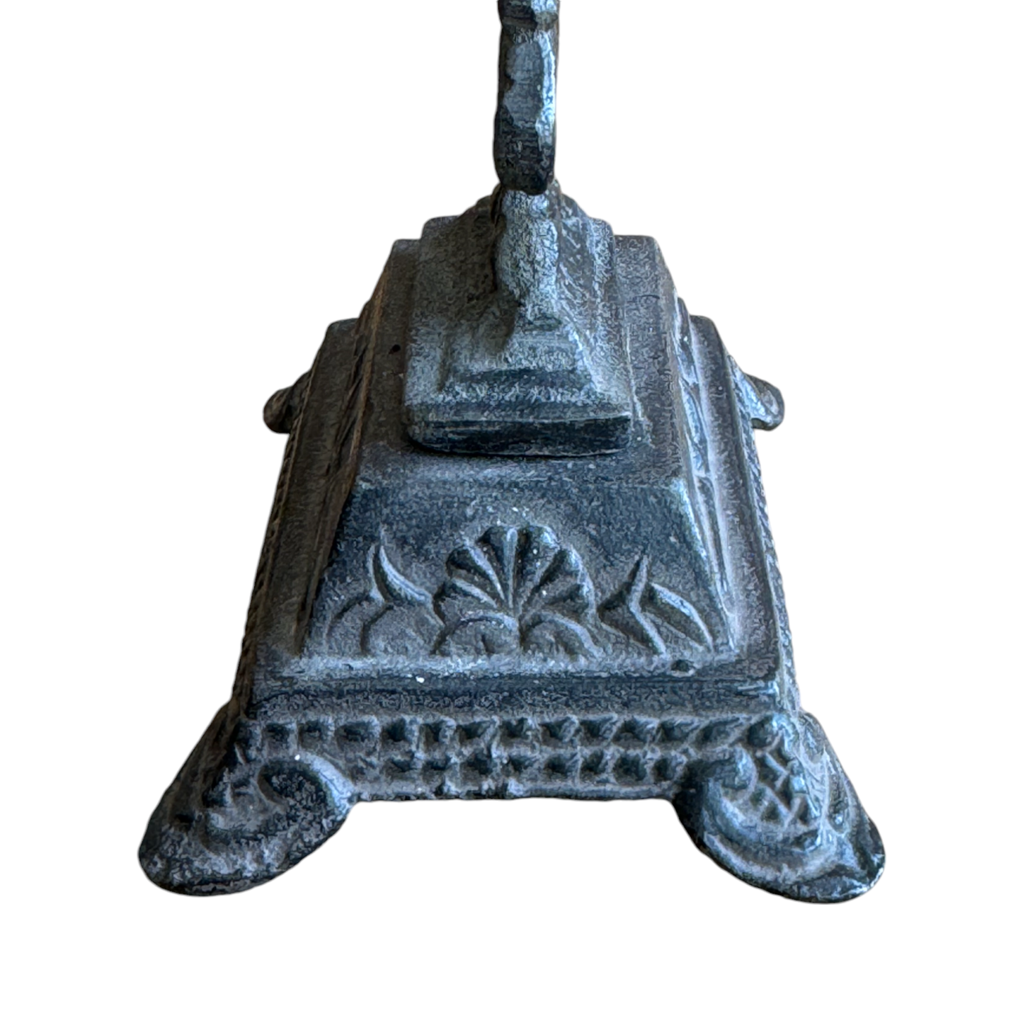 Cast Iron Fleur-de-Lis Design Table Cross/Pedestal Base