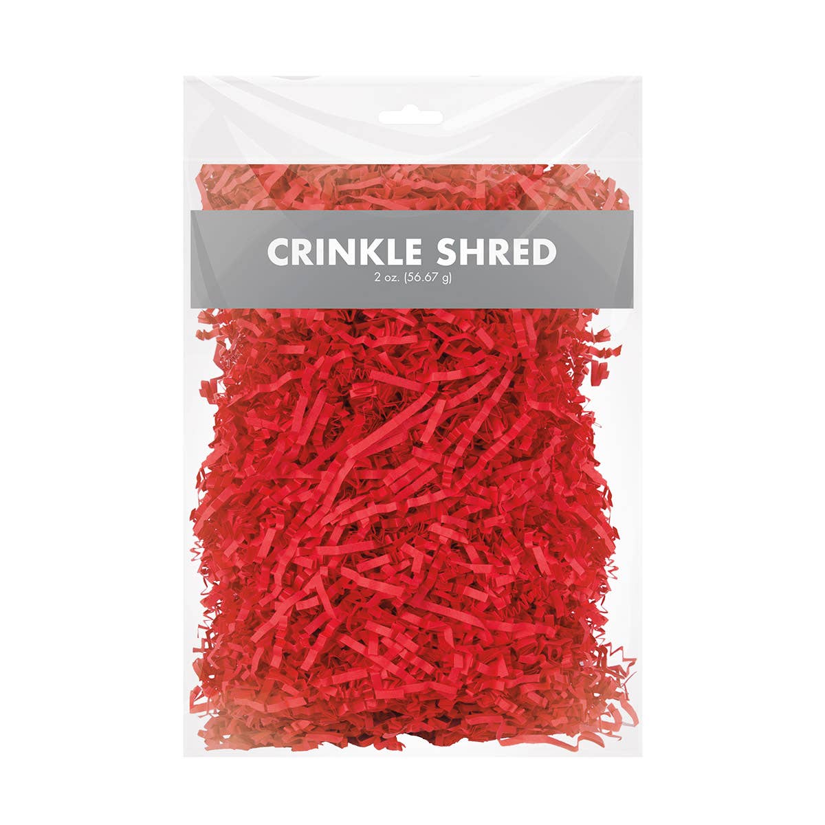 Crinkle Cut Paper Shred   - Red