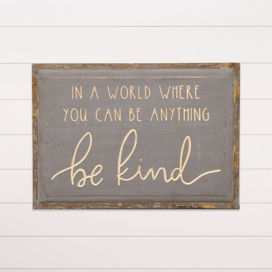 Carved Sign - Be Kind (PC)
