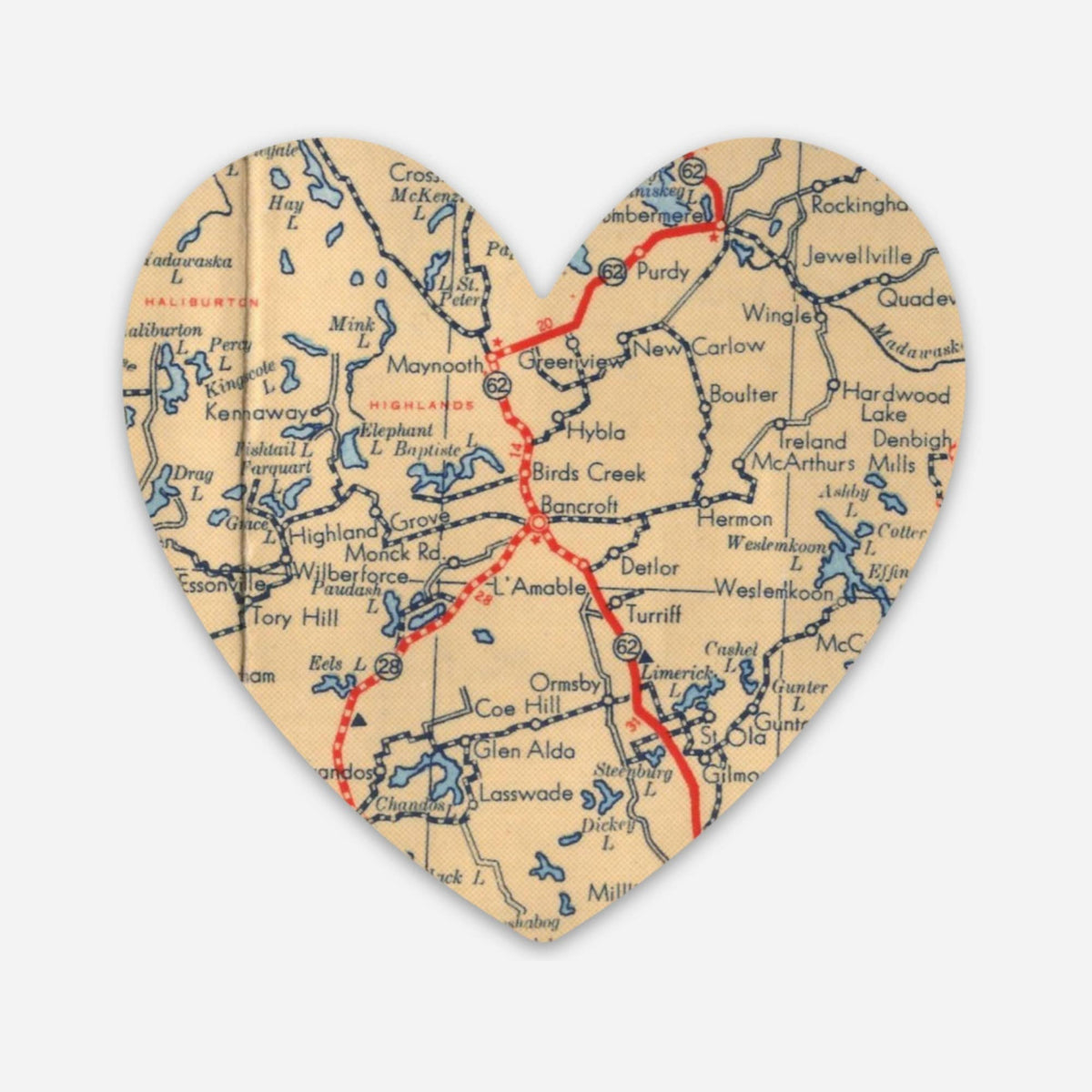 Custom Map Magnet
