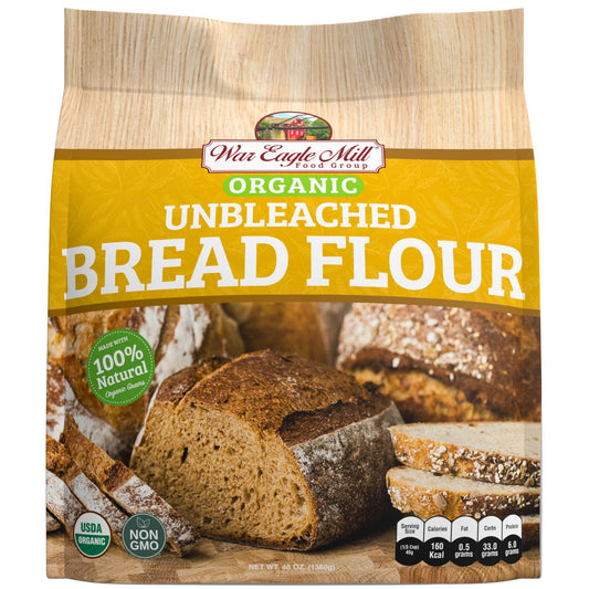 Unbleached Bread Flour, 48 oz. Bag (Organic)