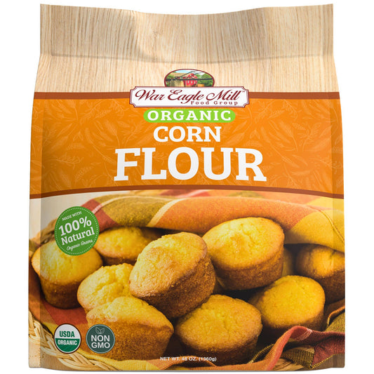 Yellow Corn Flour, 48 oz. Bag (Organic)