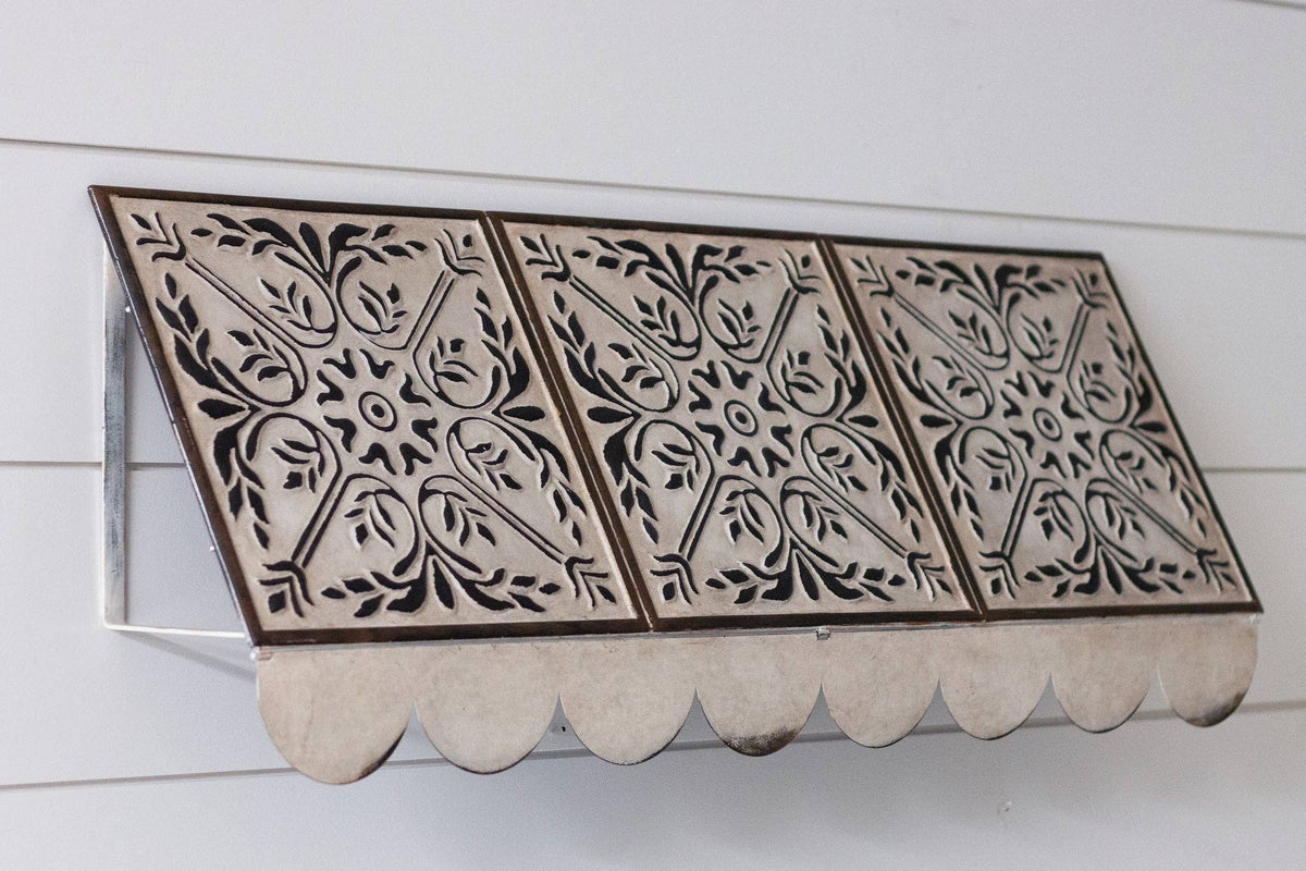 Interior Window Metal Deco Awning (PC)