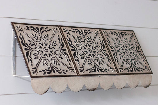 Interior Window Metal Deco Awning (PC)