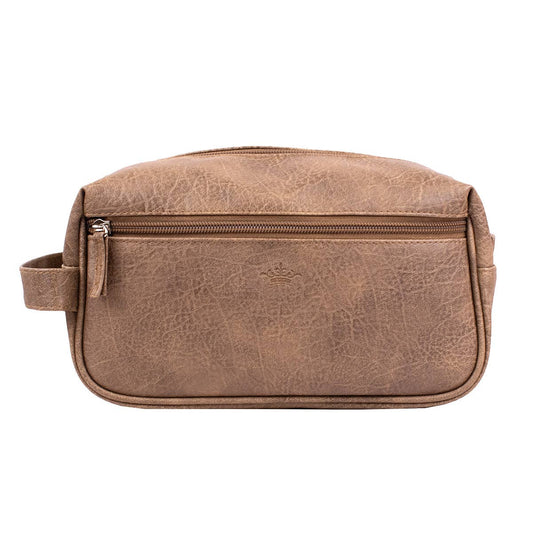 Brooks Shaving Kit   Brown   10x5.5x4.75