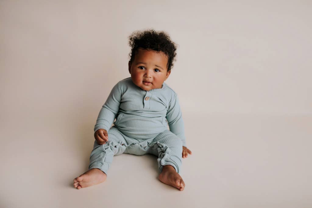 Baby Ribbed Playsuit with Pockets