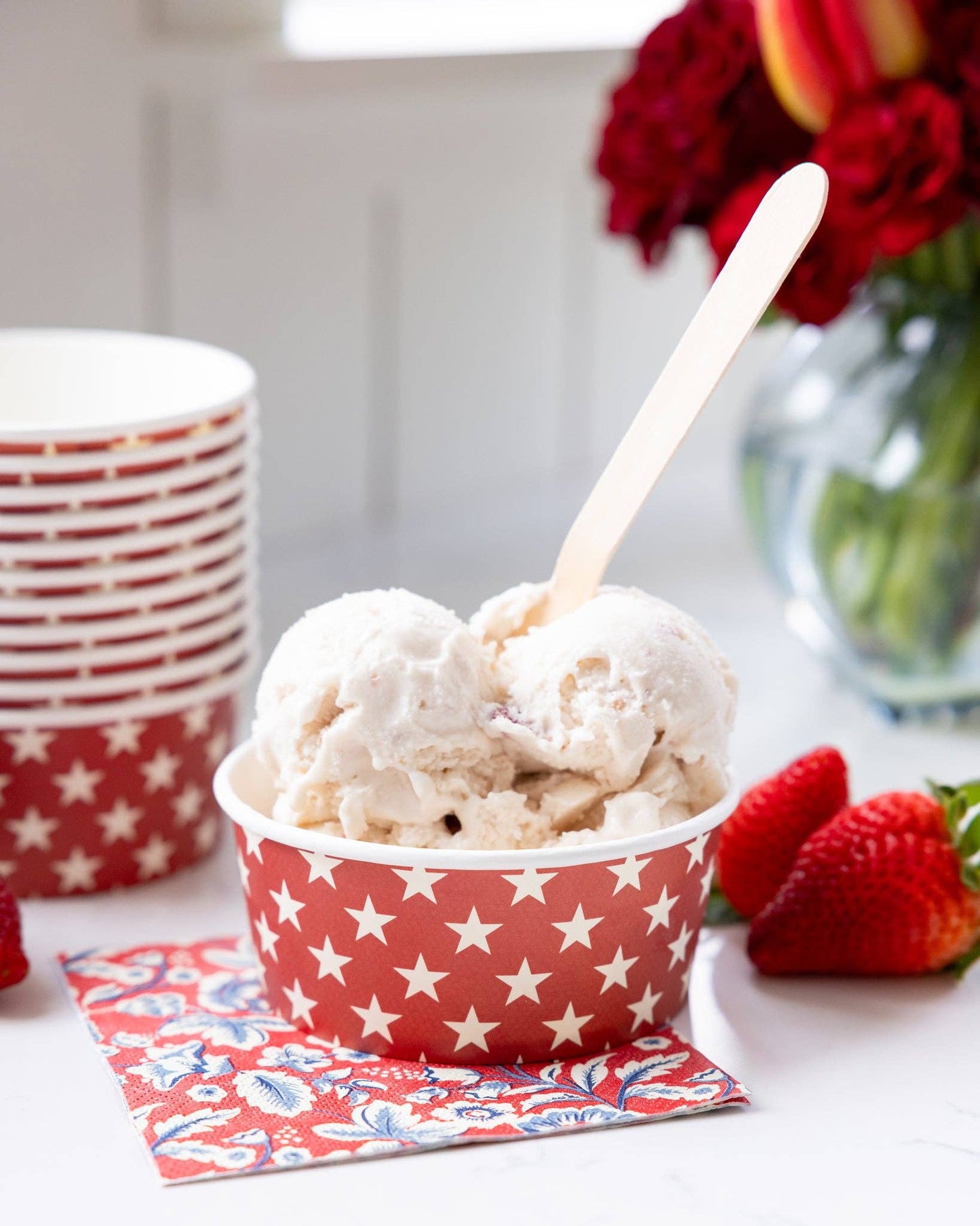 HAM1017 - Hamptons Star Paper Sundae Cups