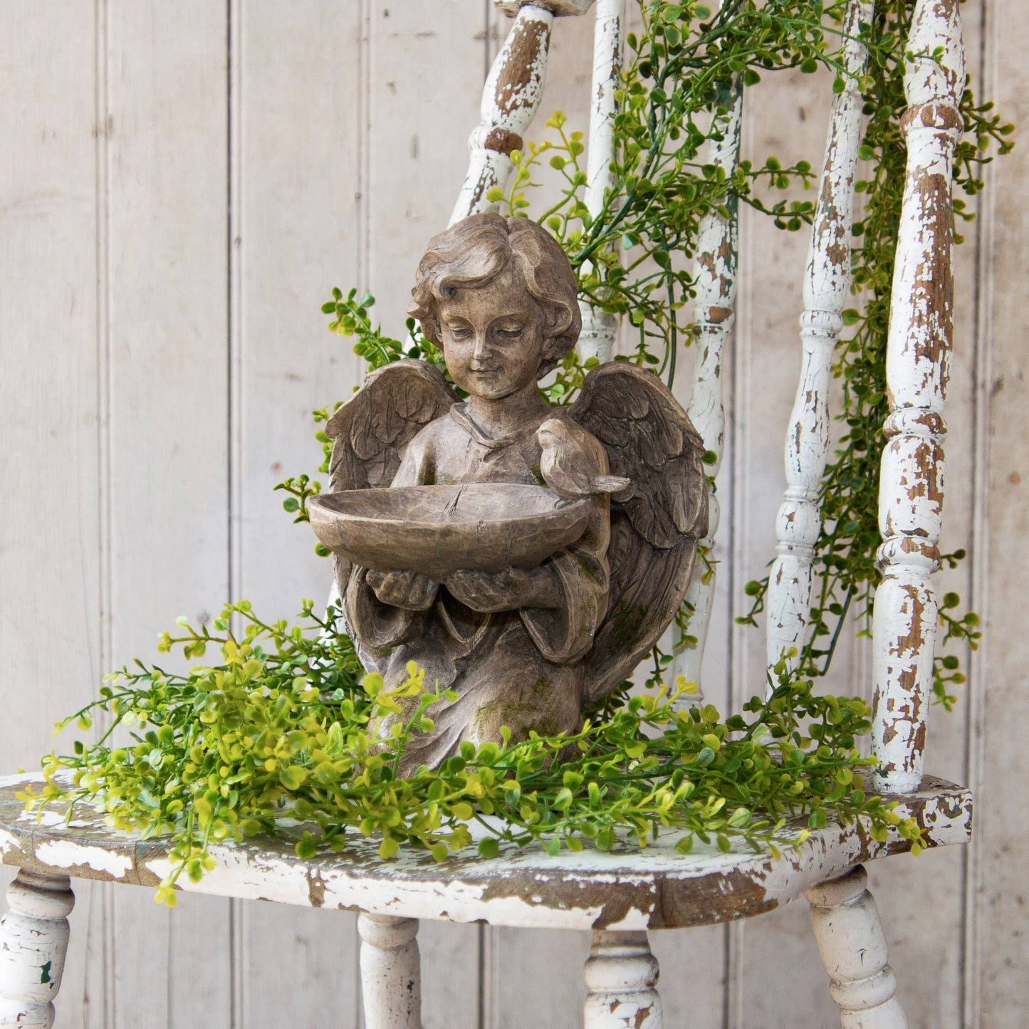 Kneeling Angel Figurine Holding Dish (PC)