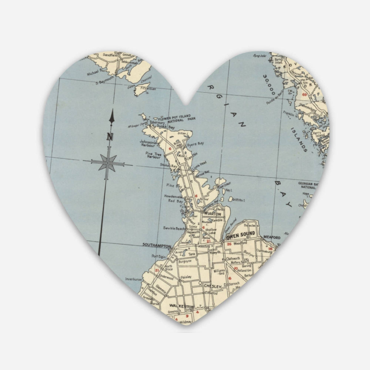 Custom Map Magnet