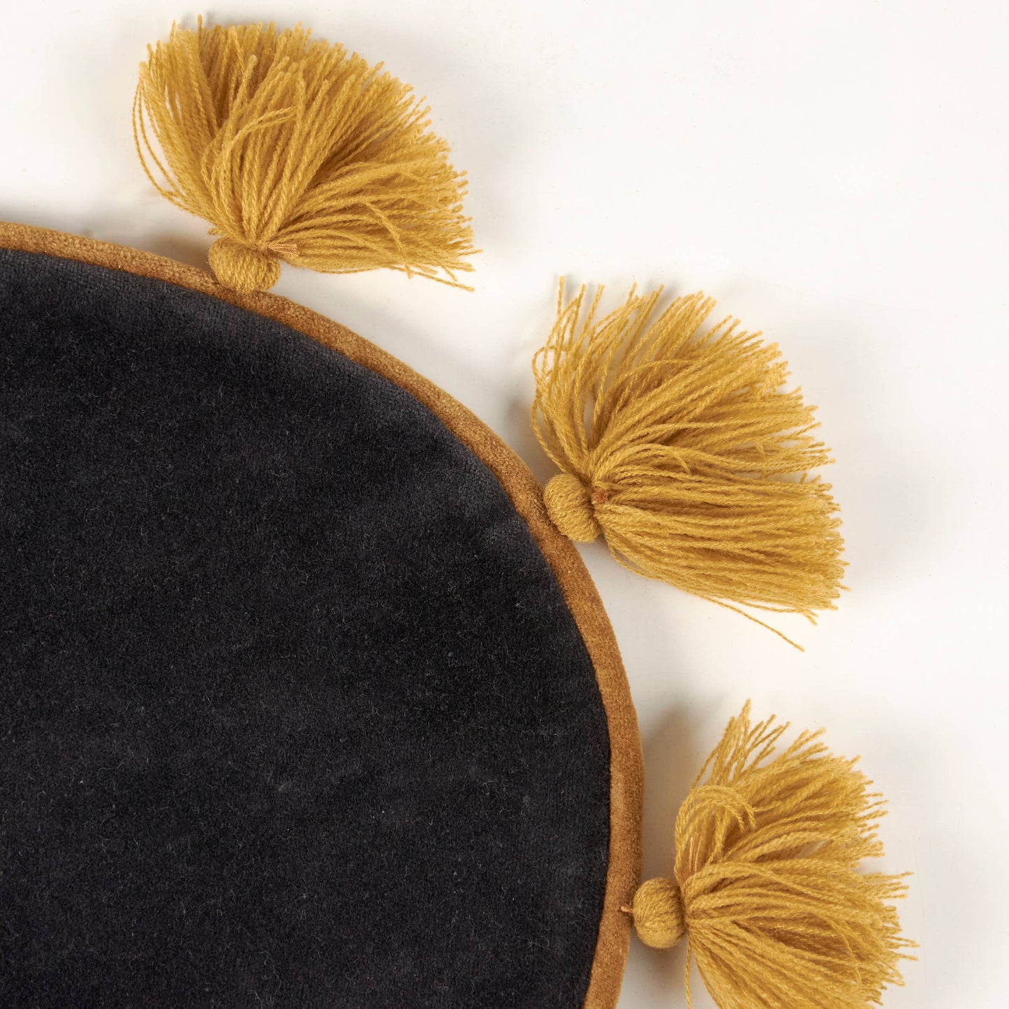 Black Velvet Table Runner