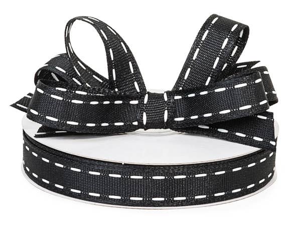 Saddlestitch Grosgrain Ribbon