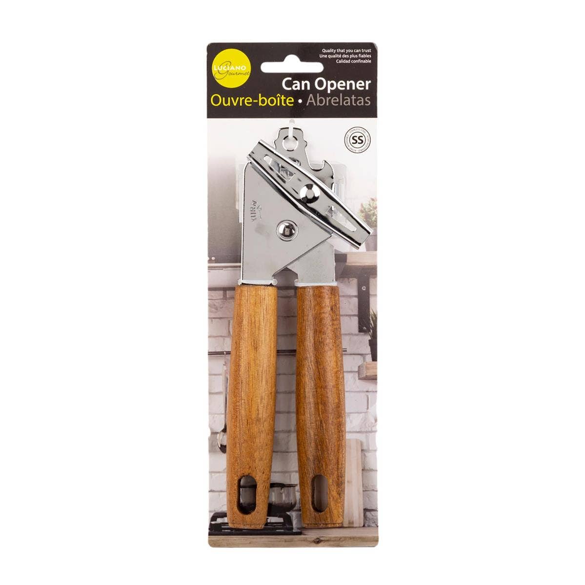 L.Gourmet SS Kitchen Utensil with Acacia Wood Handle